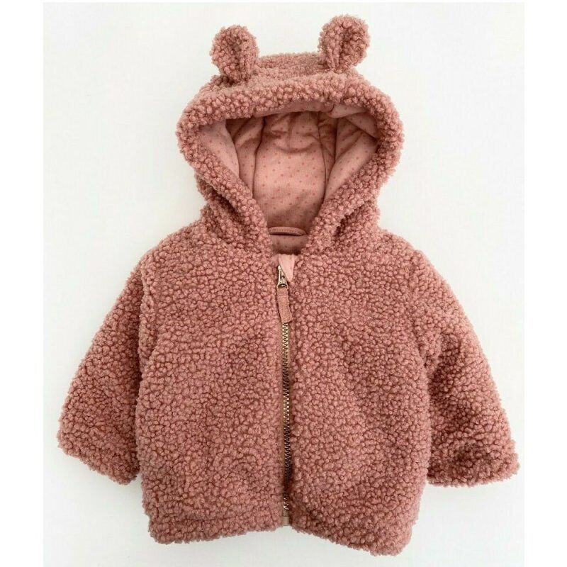 Baby girl teddy bear coat cheap