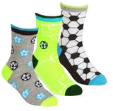 3 Pairs Boys Girls Socks Fast Food Football Dinosaurs Camo Gamer Gaming