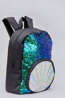 Girls Mermaid Reversible Sequin Backpack or Drawstring Gym School Nursery Bag