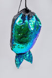Girls Mermaid Reversible Sequin Backpack or Drawstring Gym School Nursery Bag