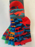 3 Pairs Boys Girls Socks Fast Food Football Dinosaurs Camo Gamer Gaming