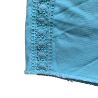 Girls Denim Jean Shorts Lace Detail Adjustable Waist Age 4 - 6 Years