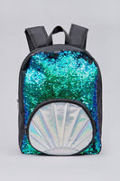 Girls Mermaid Reversible Sequin Backpack or Drawstring Gym School Nursery Bag