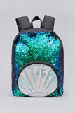 Girls Mermaid Reversible Sequin Backpack or Drawstring Gym School Nursery Bag