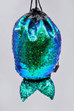 Girls Mermaid Reversible Sequin Backpack or Drawstring Gym School Nursery Bag