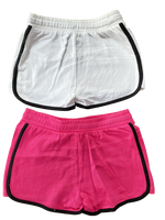 Girls 2 Pack Shorts Runner Summer Holiday Bottoms Hot Pants Beach Running