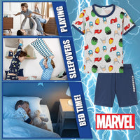 Boys Marvel Avengers Or Black Panther Short Pyjamas Kids