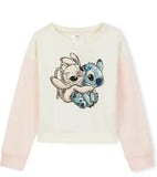 Girls Disney Stitch & Angel Lilo Sweatshirt Jumper Top Age 9-14 Years