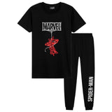 Boys Spiderman Short and Long Sleeve Long Leg Pyjamas Spider-Man Loungewear