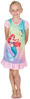 Girls Disney Ariel The Little Mermaid Nightdress Nightie Pyjamas Age 3 - 10 Years