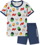 Boys Marvel Avengers Or Black Panther Short Pyjamas Kids