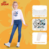 Girls Disney Stitch & Angel Lilo Sweatshirt Jumper Top Age 9-14 Years