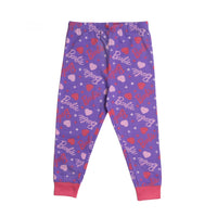 Girls Barbie Pyjamas Frilly Top and Long Trousers Kids Pjs Nightwear 2-10 Years
