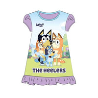 Girls Bluey The Heelers Nightdress Nightie Pyjamas Age 2 - 6 Years