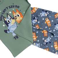 Bluey Boys and Bingo Short Sleeve Top Long Trousers Pyjamas Pjs Nightwear