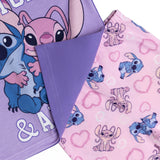 Girls Lilo Stitch and Angel Long Frilly Pyjamas Age 2 - 10 Years
