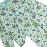 Disney Toy Story Trouser Pyjamas Boys Long Sleeve Pjs Nightwear Baby Toddler Kids Buzz Lightyear Alien Green