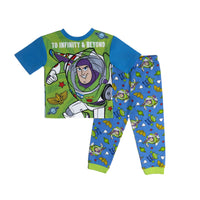 REVERSIBLE Boys Toy Story Woody Buzz Lightyear Pyjamas Pjs Nightwear
