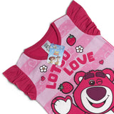 Disney Toy Story Lotso Bear Nightdress Nighty Nightie Nightwear Pyjamas Pjs Pink Frilly Strawberry Kids Girls