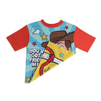 REVERSIBLE Boys Toy Story Woody Buzz Lightyear Pyjamas Pjs Nightwear