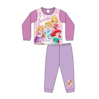 Girls Disney Princess Long Pyjamas Age 1 - 10 Years