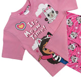 Gabby’s Dollhouse Girls Pyjamas Pandy Paws Pjs Nightwear Trousers Short Sleeve Top