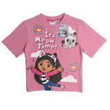 Gabby’s Dollhouse Girls Pyjamas Pandy Paws Pjs Nightwear Trousers Short Sleeve Top