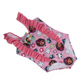 Gabby’s Dollhouse Girls Swimsuit Swimming Costume Swimwear Kids Children Pink One Piece