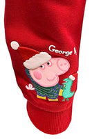 Baby Boy Snow Day George Pig Tracksuit Peppa 2 Piece Sweatshirt and Joggers