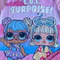 Girls LOL Surprise Dolls Pyjamas Short PJs Sets with Glitter Detail