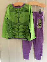 Boys The Incredible Hulk Long Sleeve Pyjamas Marvel Avengers