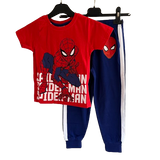 Boys Spiderman Short Sleeve Long Leg Pyjamas Spider-Man