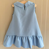 Girls Sleeveless Ruffle Dress