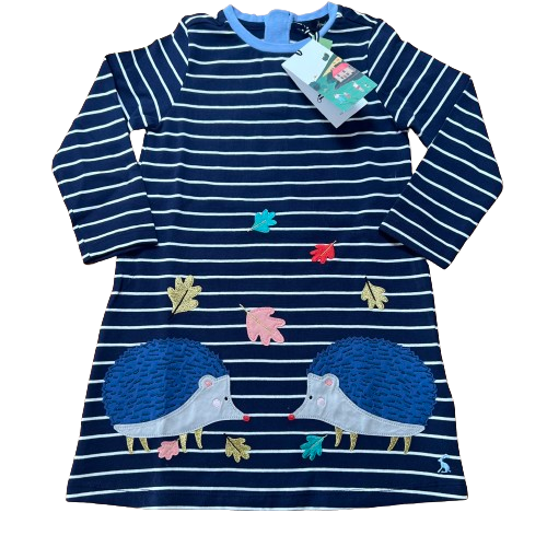 Girls Hedgehog Long Sleeve Dress Age 3-12 Years RRP £29.95