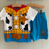 Boys Disney Toy Story Woody Short Sleeve Pyjamas