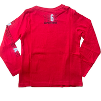 Boys Red Spider-Man Spiderman Long Sleeve Top