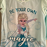 Girls Disney Frozen Be Your Own Magic Short Sleeve Pyjamas Elsa Age 2-8 Years