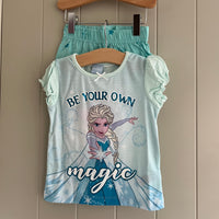 Girls Disney Frozen Be Your Own Magic Short Sleeve Pyjamas Elsa Age 2-8 Years