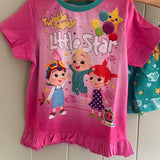 Girls Cocomelon Short Sleeve Pyjamas Cotton Age 2-4 Years