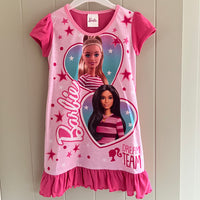 Girls Barbie Nightdress Nightie Pyjamas Age 2 - 10 Years