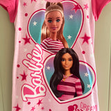 Girls Barbie Nightdress Nightie Pyjamas Age 2 - 10 Years