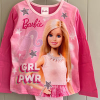 Girls Barbie Long Pyjamas Girl Power Age 3 - 8 Years