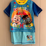 Boys Cocomelon Short Pyjamas Fun Games Baby Age 1 - 4 Years