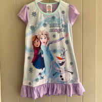 Girls Frozen Nightdress Nightie Pyjamas Age 2 - 10 Years