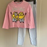 Girls Minions Short and Long Pyjamas Age 2 - 10 Years