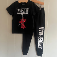 Boys Spiderman Short and Long Sleeve Long Leg Pyjamas Spider-Man Loungewear