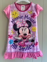 Girls Disney Minnie Mouse Nightdress Nightie Pyjamas Age 2 - 12 Years