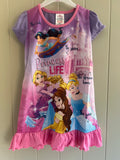 Girls Disney Princess Nightdress Nightie Pyjamas Age 2 - 10 Years