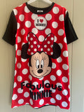 Girls Disney Minnie Mouse Nightdress Nightie Pyjamas Age 2 - 12 Years