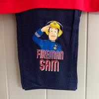 Boys Fireman Sam Pyjamas Short & Long PJs Age 2 - 10 Years